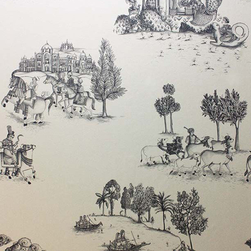 W6951-05 Zanskar Durbar Wallpaper by Matthew Williamson