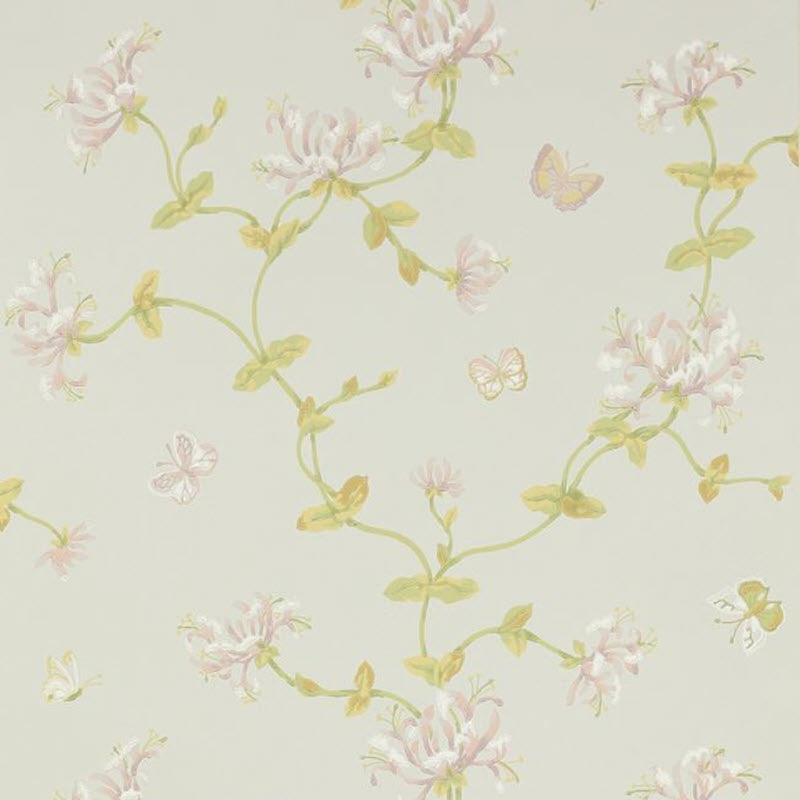 W7002/02 Honeysuckle Garden Jardine Florals Wallpaper by Colefax and Fowler