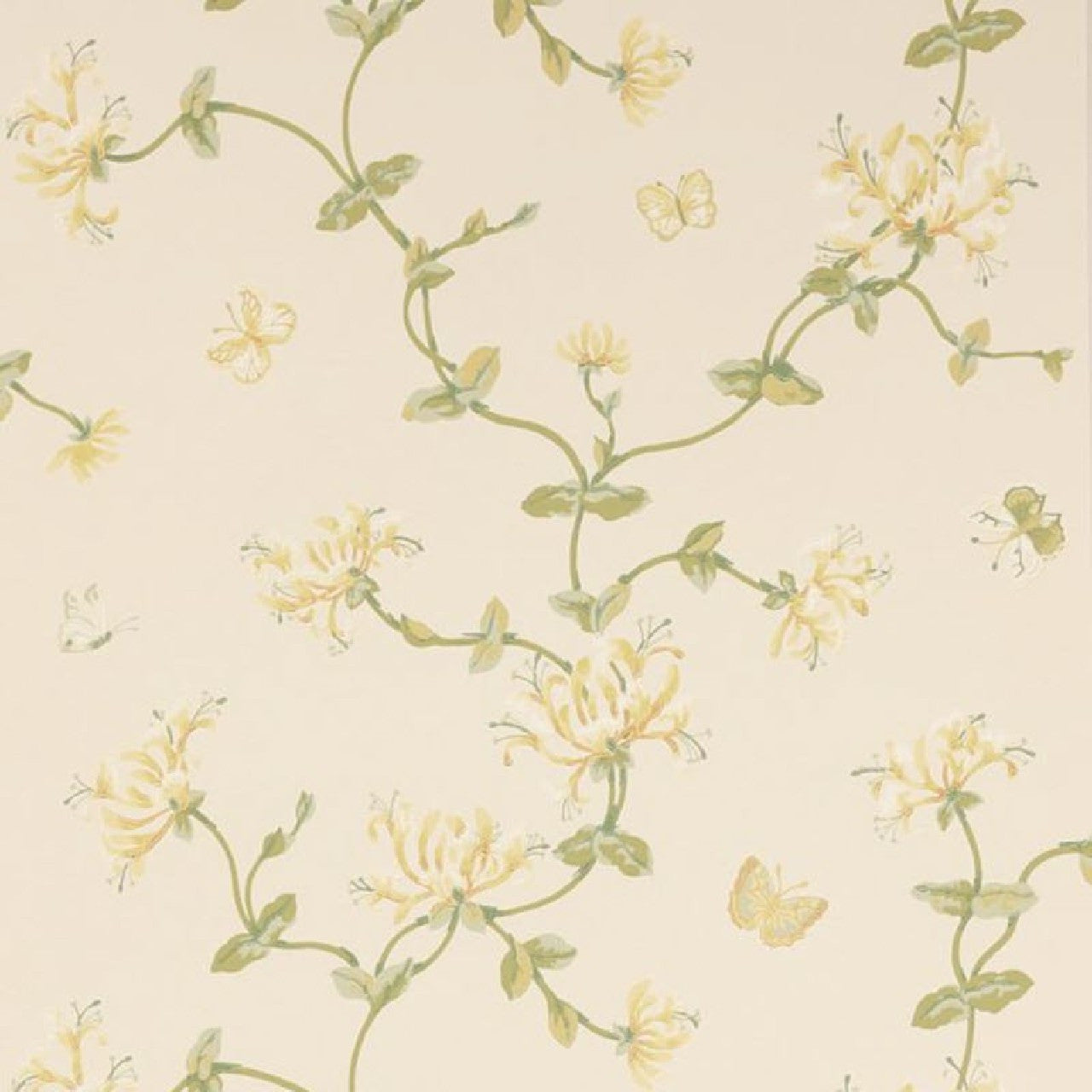 W7002/05 Honeysuckle Garden Jardine Florals Wallpaper by Colefax and Fowler