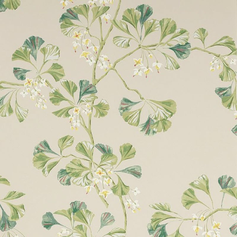 W7004/01 Greenacre Jardine Florals Wallpaper by Colefax and Fowler