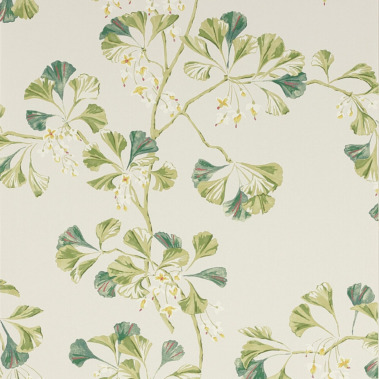 W7004/03 Greenacre Jardine Florals Wallpaper by Colefax and Fowler