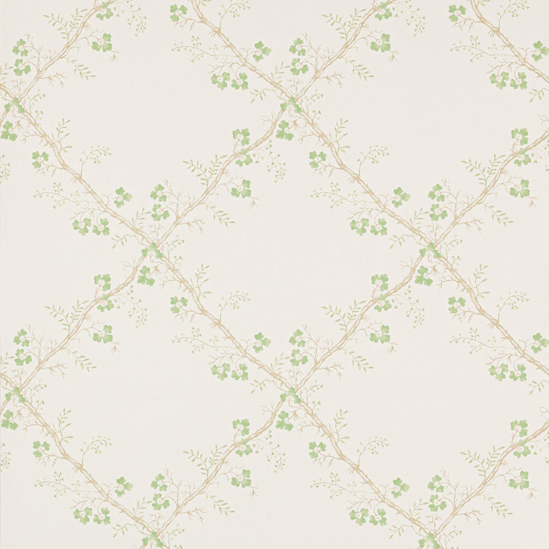W7008-02 Trefoil Trellis Small Design II Wallpaper by Colefax and Fowler
