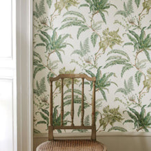 W7015-02 Woodfern Ashdown Aqua Wallpaper By Colefax and Fowler