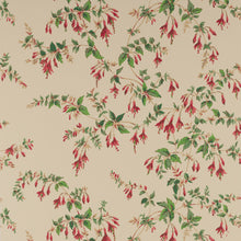 W7018/04 Fuchsia Ashdown Red/Forest Wallpaper By Colefax and Fowler