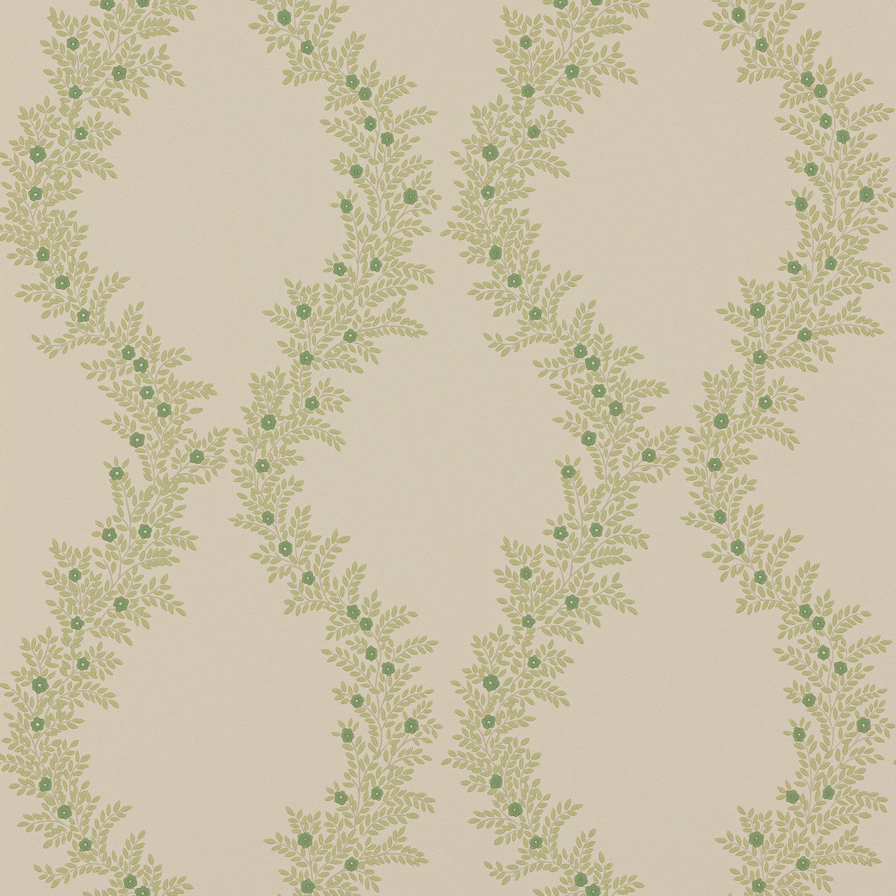 W7019/03 Liliana Ashdown Leaf Green Wallpaper By Colefax and Fowler