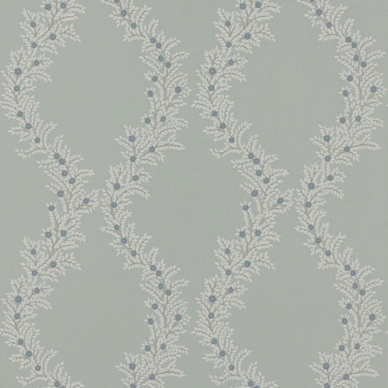 W7019/04 Liliana Ashdown Old Blue Wallpaper By Colefax and Fowler