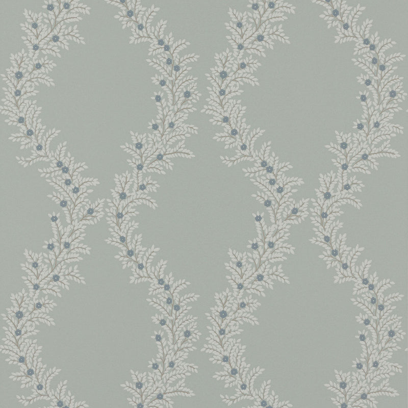 W7019/04 Liliana Ashdown Old Blue Wallpaper By Colefax and Fowler
