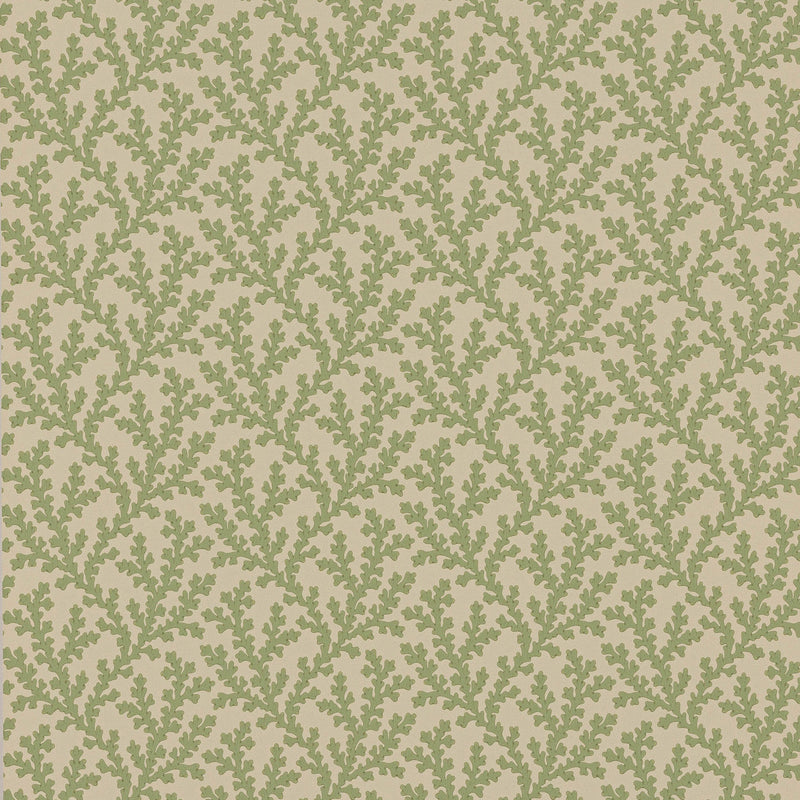 W7020/01 Sea Coral Ashdown Green Wallpaper By Colefax and Fowler