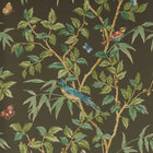 W7021/02 Ashdown Black Wallpaper By Colefax and Fowler