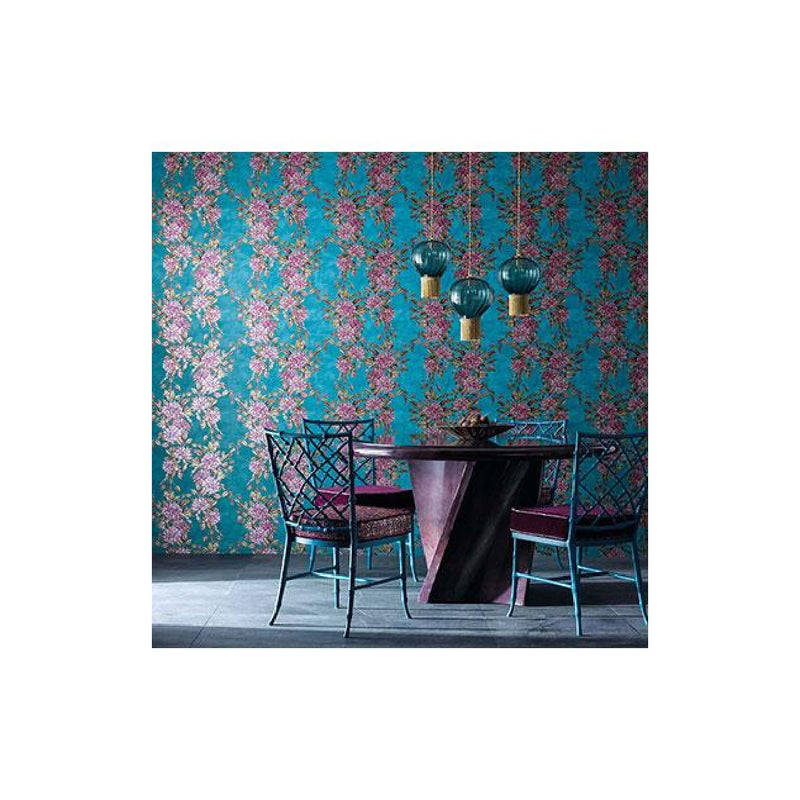 W7022-02 Rhodora Enchanted Gardens Wallpaper By Osborne & Little
