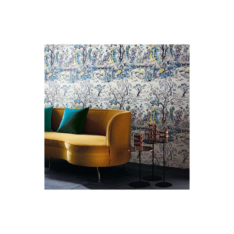 W7024-03 Japanese Garden Enchanted Gardens Wallpaper By Osborne & Little