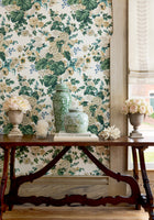 W710505 Amble Embroidery Off White Boxwood Fabric by Thibaut