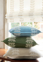 W710505 Amble Embroidery Off White Boxwood Fabric by Thibaut