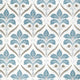 Kendall Damask Embroidery Mineral Boxwood Fabric by Thibaut