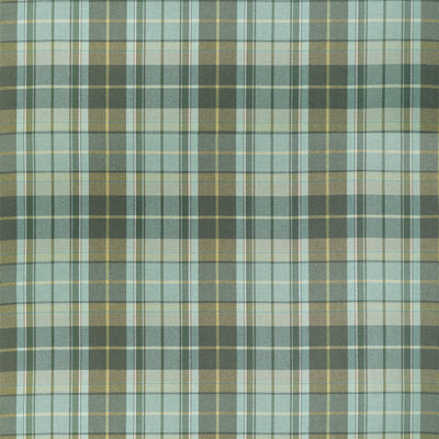 Scot's Plaid Sage Boxwood Fabric by Thibaut