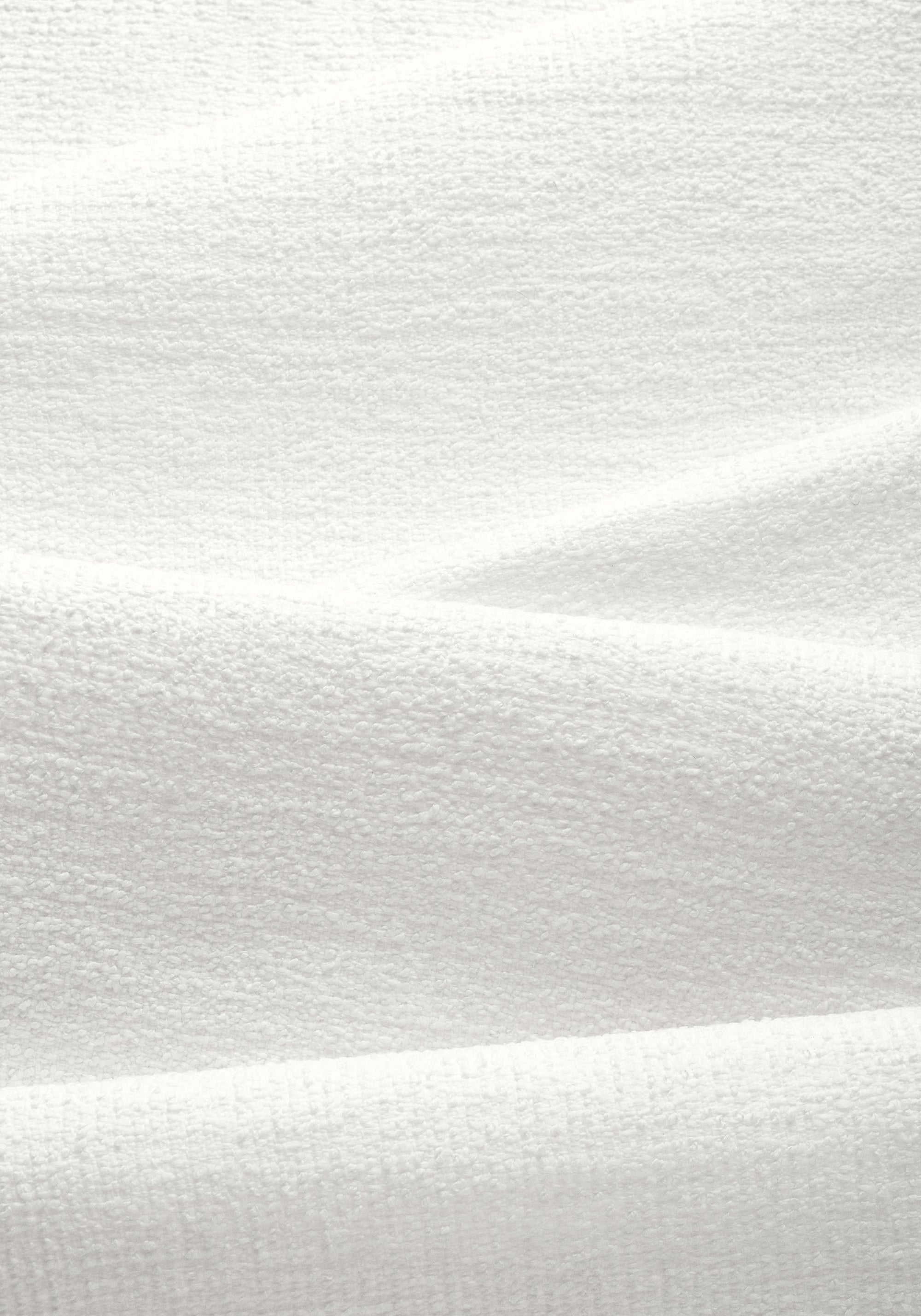 W711100 Landry Snow White Acadia Fabric by Thibaut