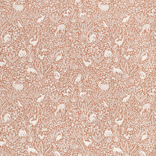 W711105 Kindred Terracotta Acadia Fabric by Thibaut