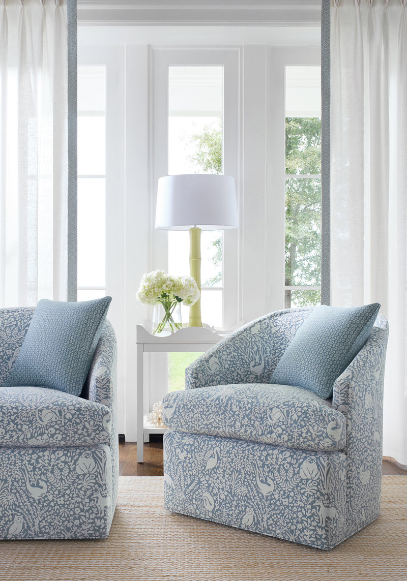 W711106 Kindred Powder Acadia Fabric by Thibaut