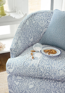 W711106 Kindred Powder Acadia Fabric by Thibaut