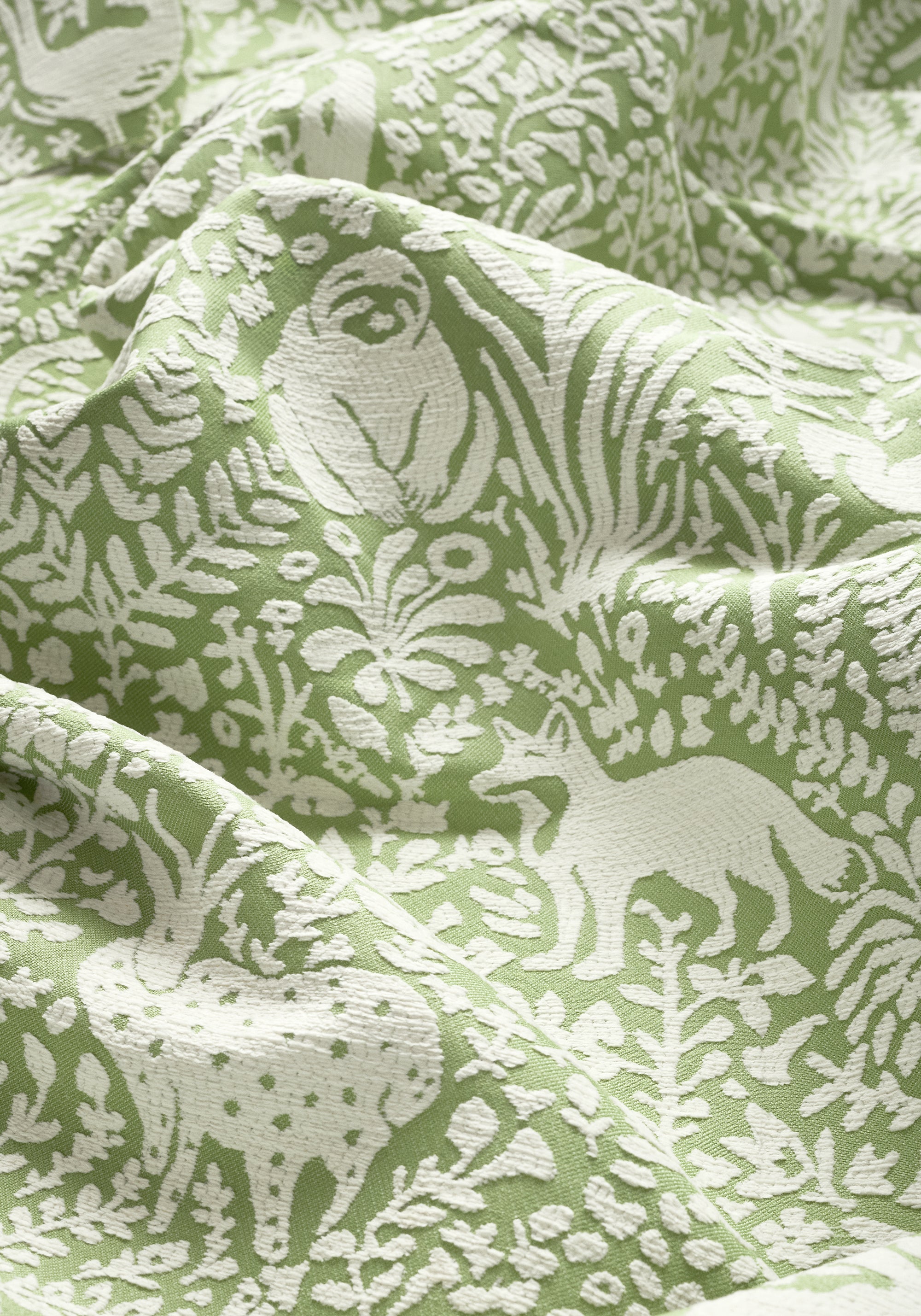 W711107 Kindred Pear Acadia Fabric by Thibaut