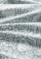 W711108 Kindred Mineral Acadia Fabric by Thibaut