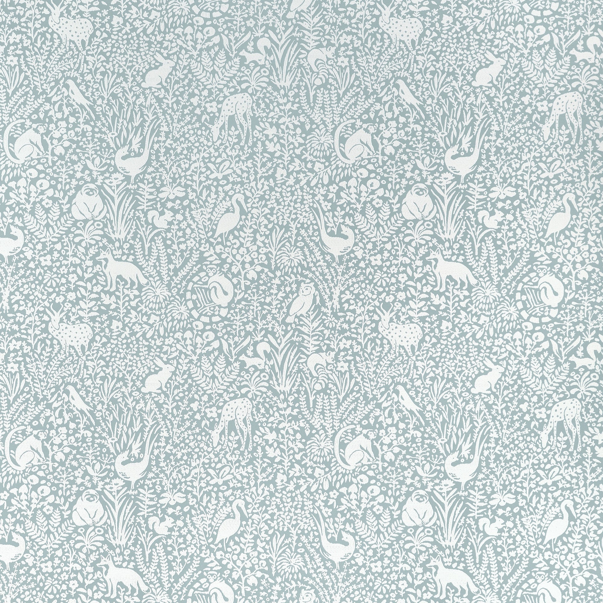 W711108 Kindred Mineral Acadia Fabric by Thibaut