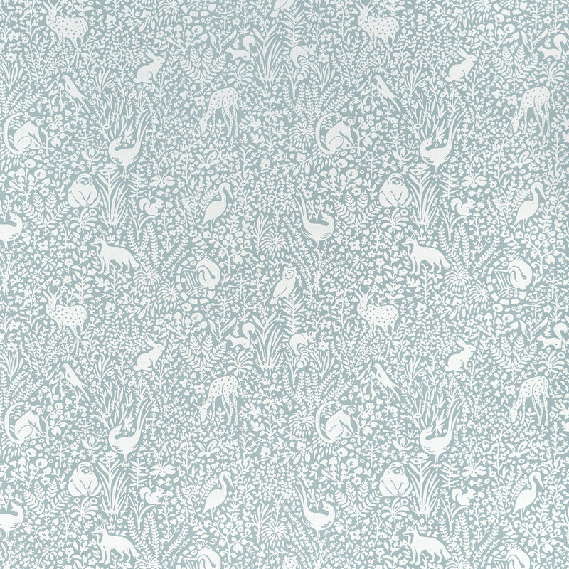 W711108 Kindred Mineral Acadia Fabric by Thibaut