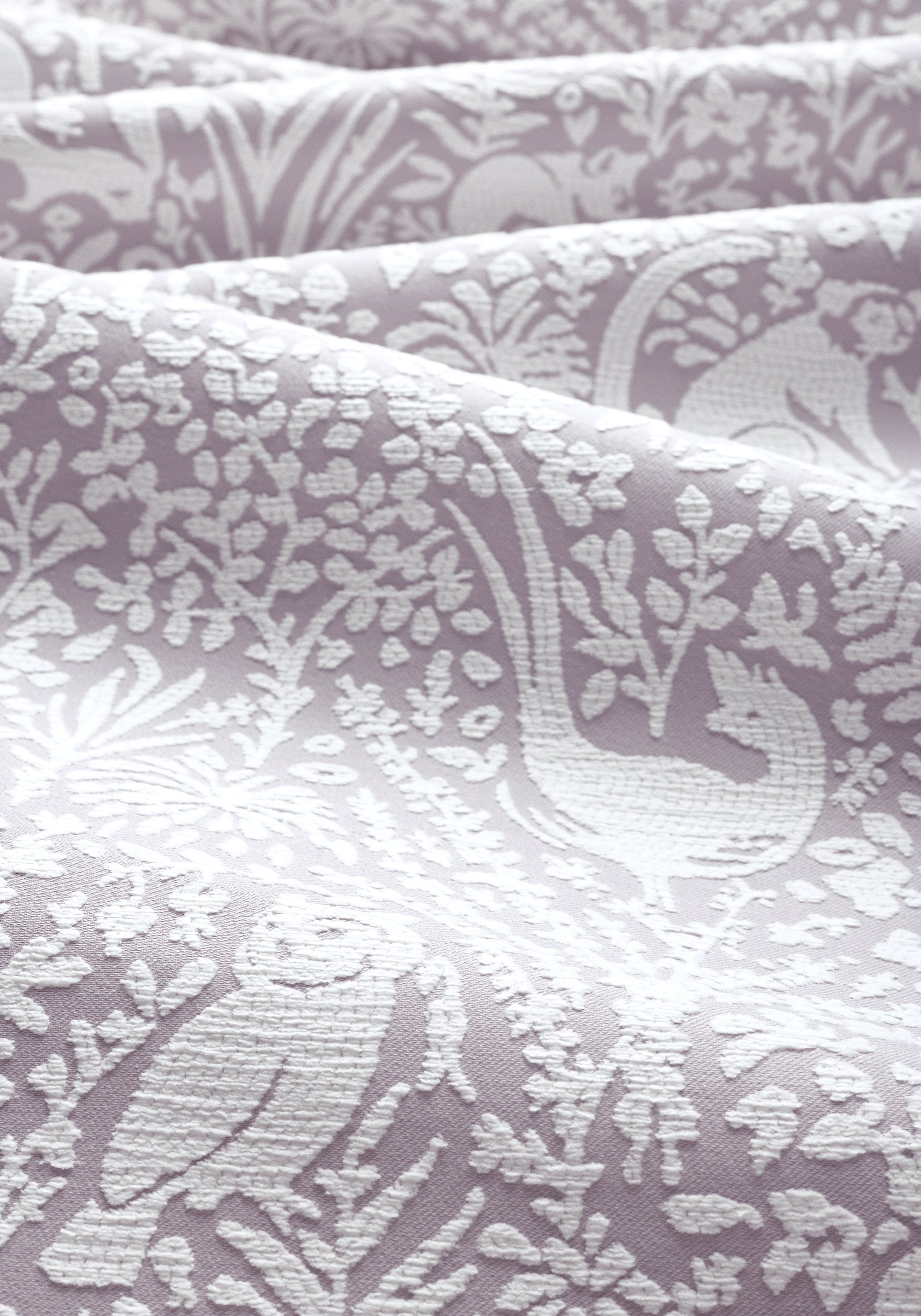 W711109 Kindred Lilac Acadia Fabric by Thibaut