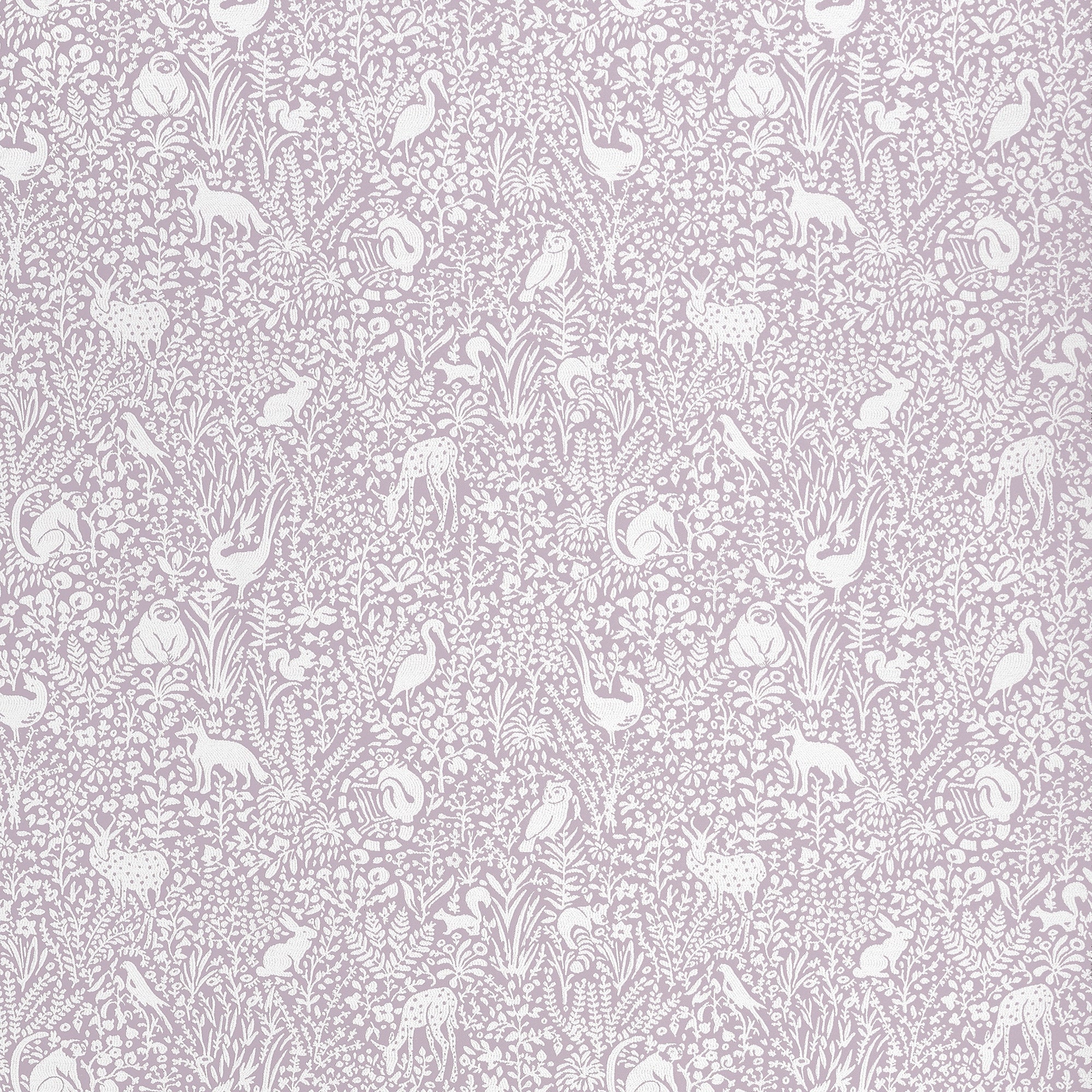 W711109 Kindred Lilac Acadia Fabric by Thibaut
