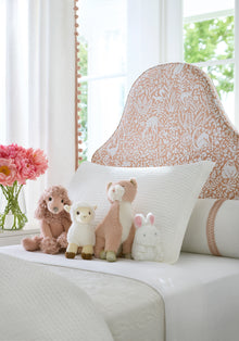 W711110 Kindred Apricot Acadia Fabric by Thibaut