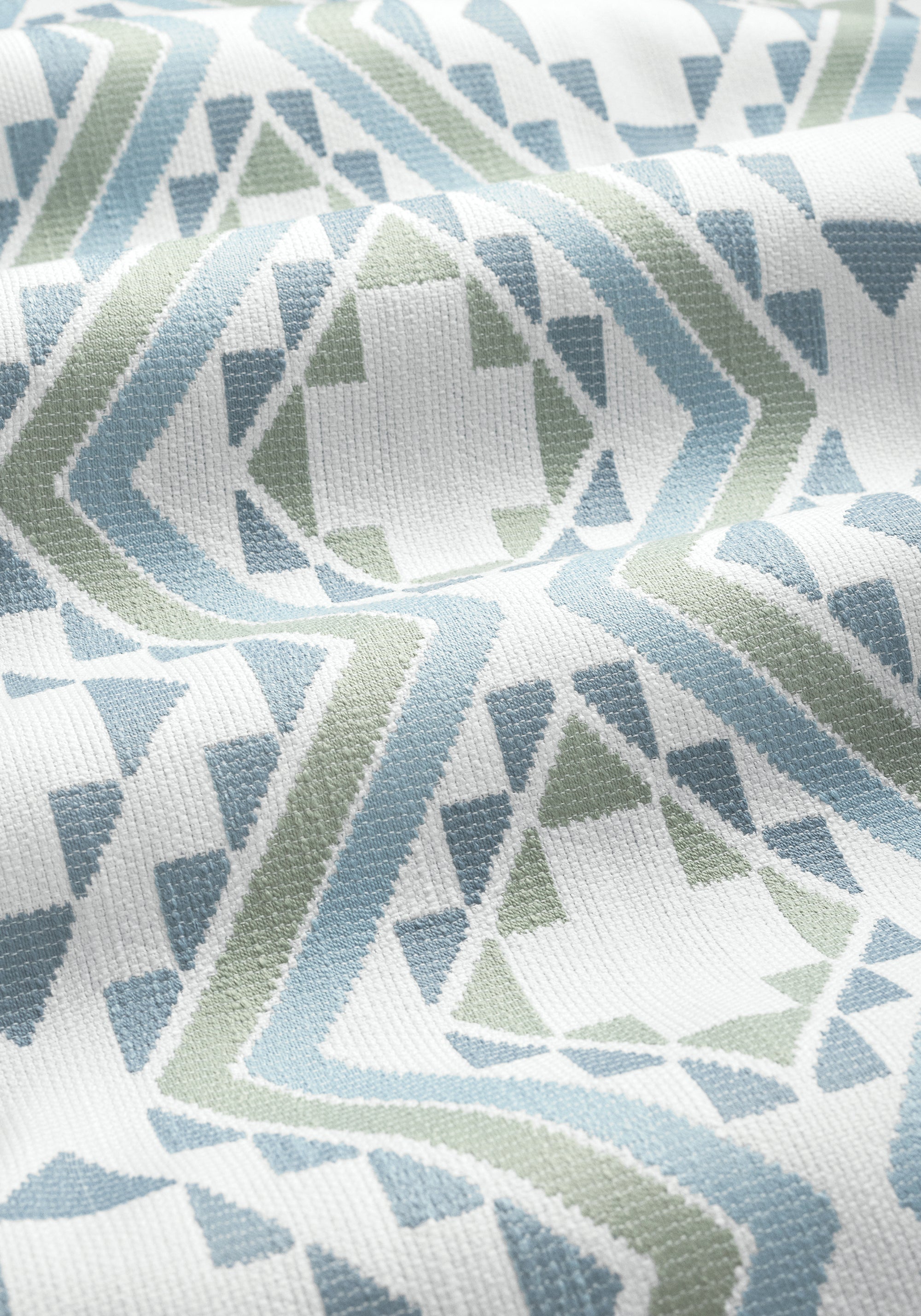 W711111 Sagamore Aloe and Mineral Acadia Fabric by Thibaut