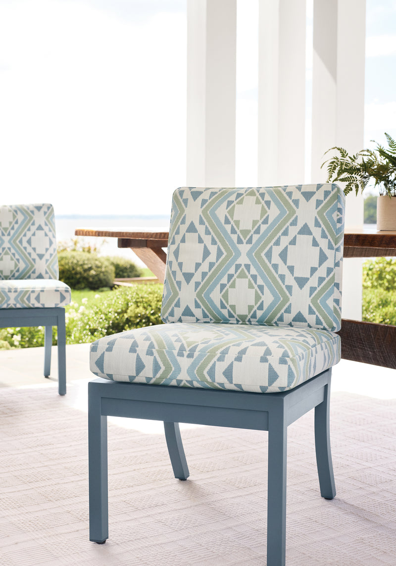 W711111 Sagamore Aloe and Mineral Acadia Fabric by Thibaut