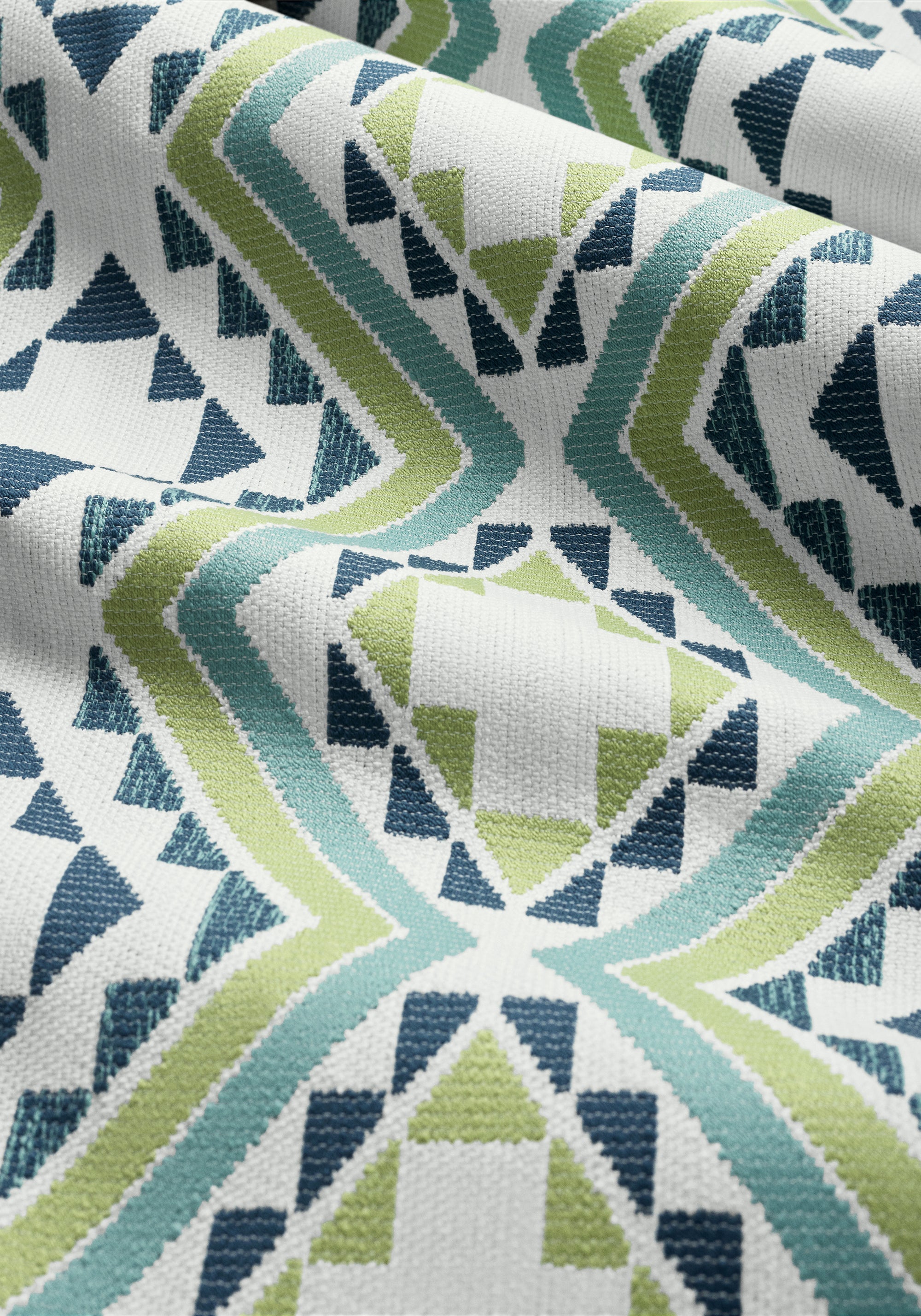 W711112 Sagamore Pear and Navy Acadia Fabric by Thibaut