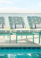 W711112 Sagamore Pear and Navy Acadia Fabric by Thibaut