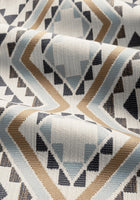 W711113 Sagamore Toffee and Charcoal Acadia Fabric by Thibaut