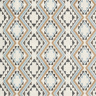 W711113 Sagamore Toffee and Charcoal Acadia Fabric by Thibaut