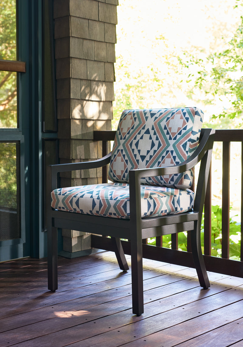 W711114 Sagamore Clay and Navy Acadia Fabric by Thibaut