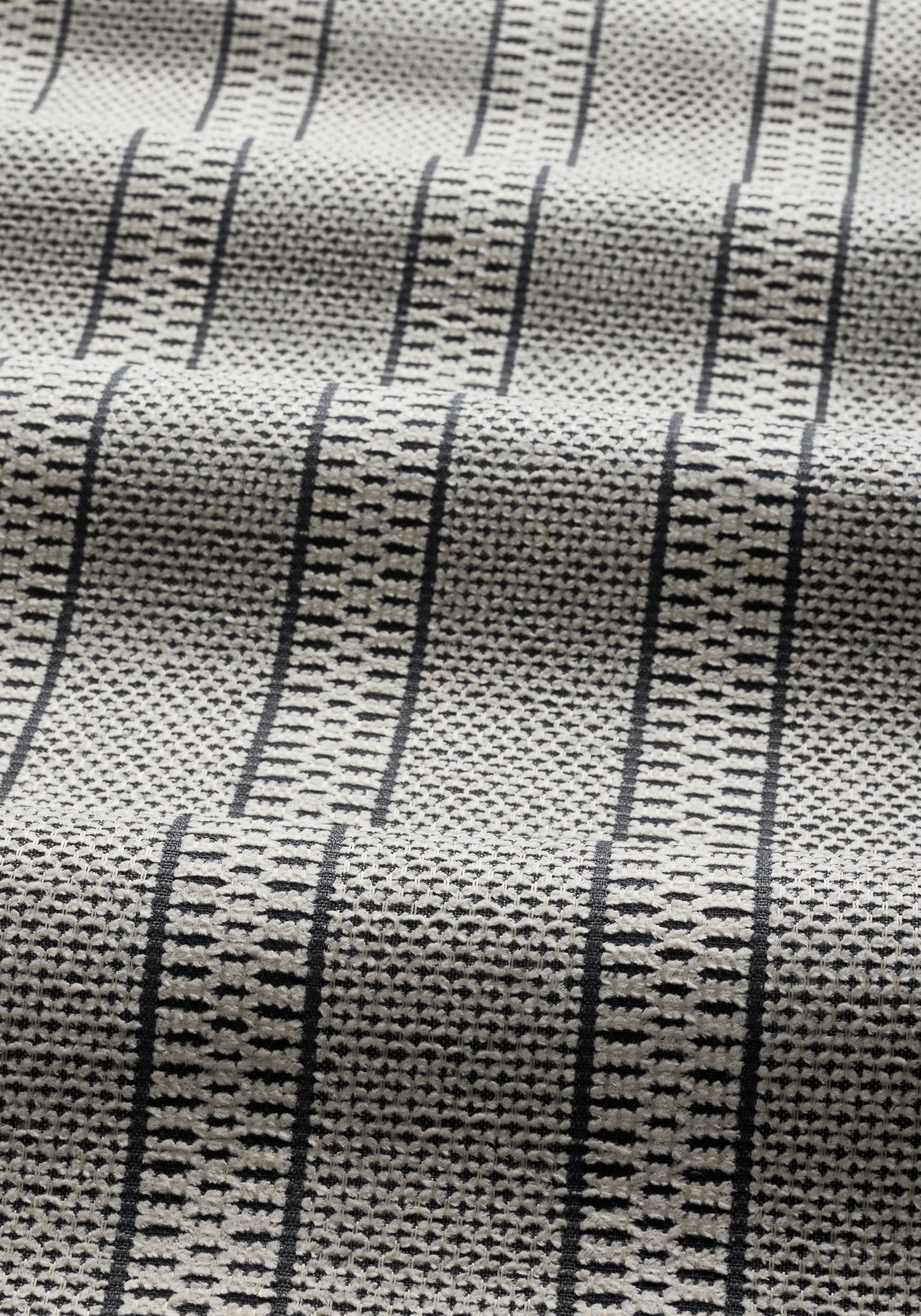 W711121 Emmons Stripe Charcoal Acadia Fabric by Thibaut