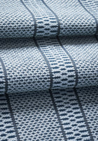W711123 Emmons Stripe Navy Acadia Fabric by Thibaut