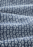 W711144 Perry Navy Acadia Fabric by Thibaut