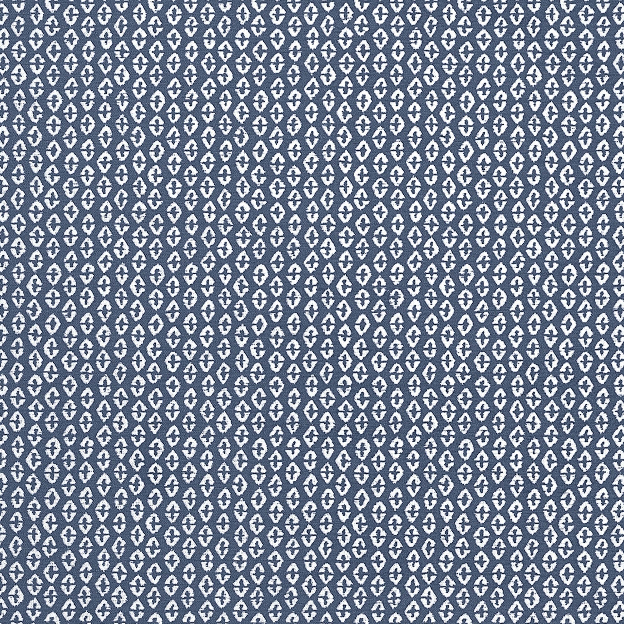 W711144 Perry Navy Acadia Fabric by Thibaut