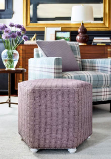 Markham Dusty Plum Savile Fabric by Thibaut