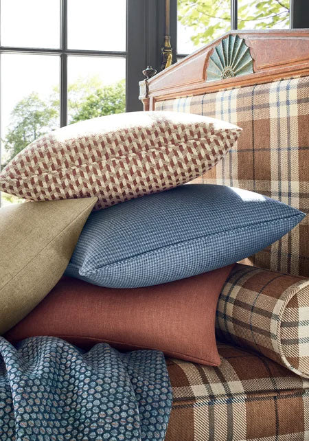Edmund Marine Savile Fabric by Thibaut