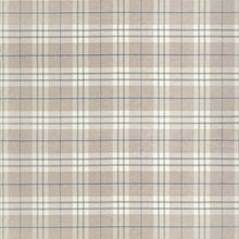 W711326 Percival Plaid Flax Fabric by Thibaut