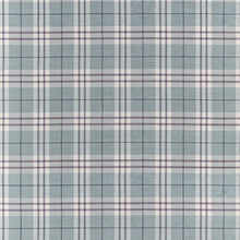 W711327 Percival Plaid Mineral Fabric by Thibaut