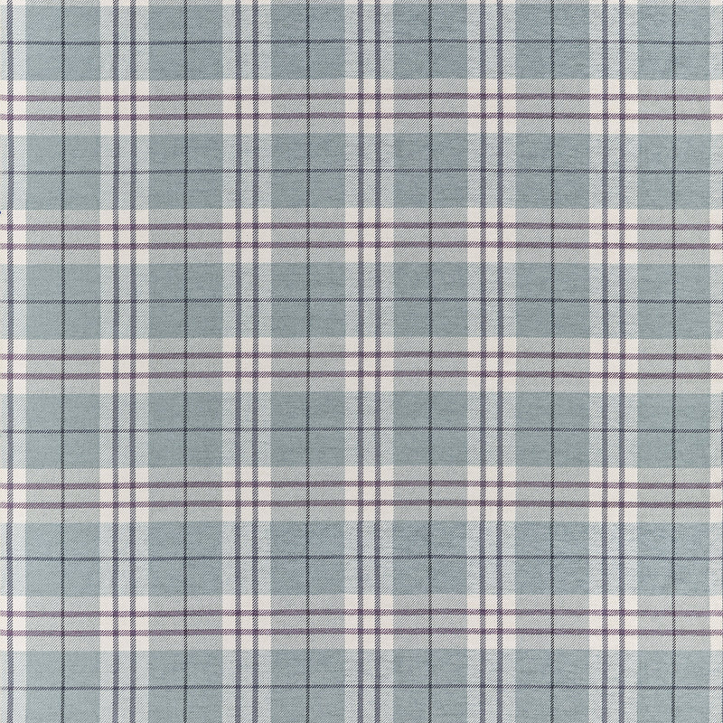 W711327 Percival Plaid Mineral Fabric by Thibaut