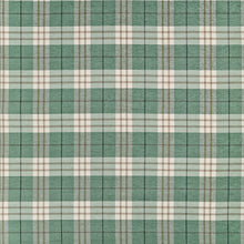 W711328 Percival Plaid Pine Fabric by Thibaut