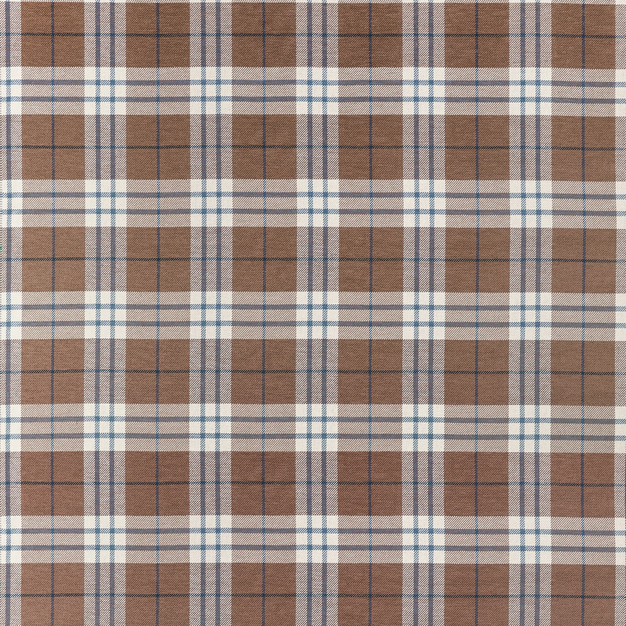 W711330 Percival Plaid Sienna Fabric by Thibaut