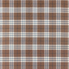 W711330 Percival Plaid Sienna Fabric by Thibaut
