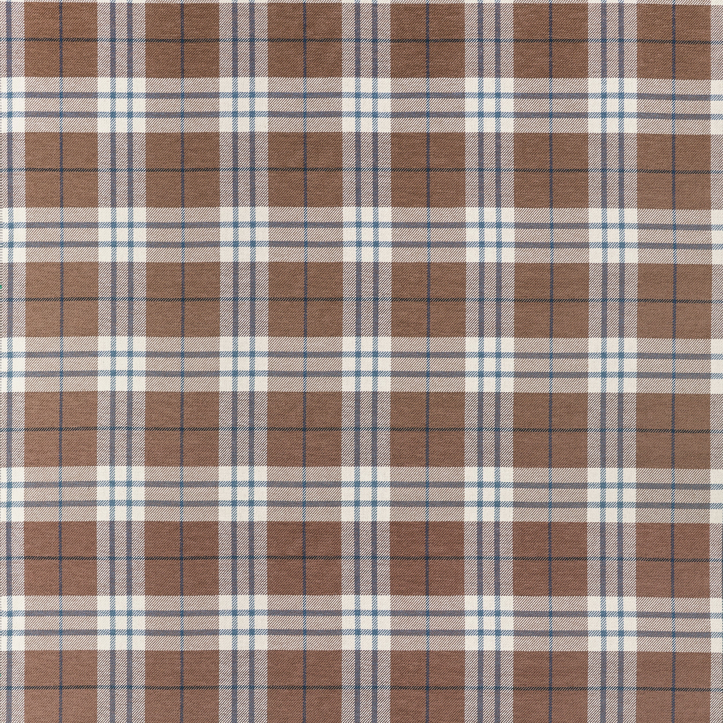 W711330 Percival Plaid Sienna Fabric by Thibaut